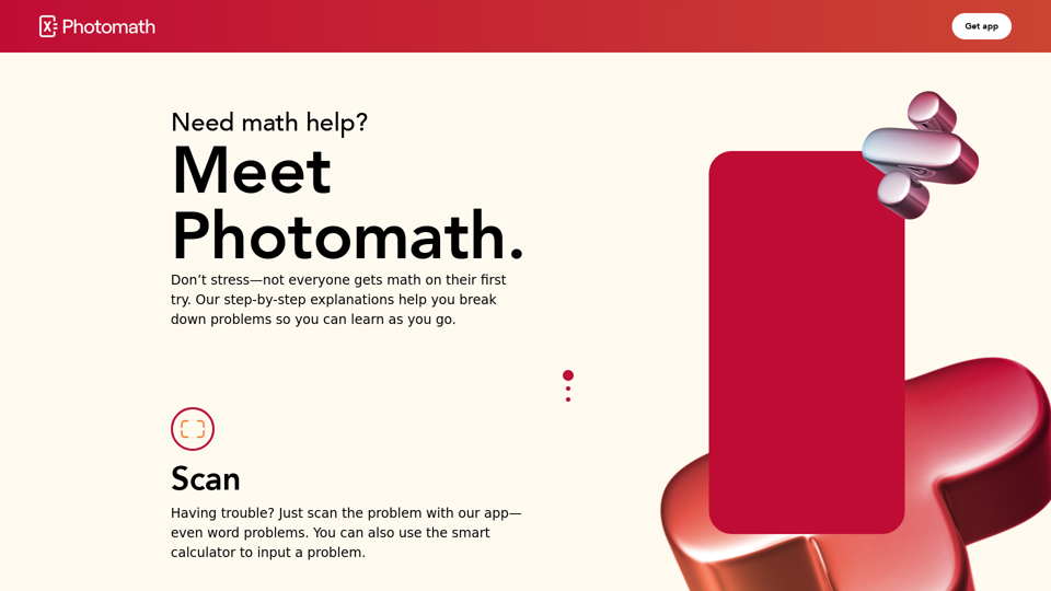 Photomath - The Ultimate Math Help App | Math Explained