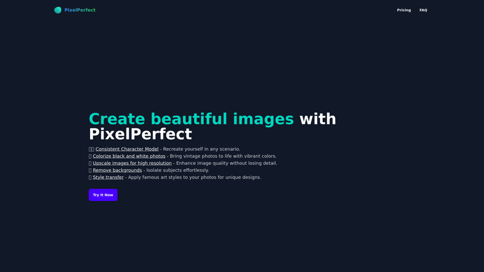 PixelPerfect: Advanced Image Editing Tools