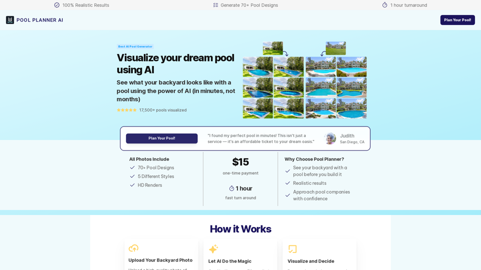 Design a Pool with AI: #1 Pool Designer and Swimming Pool Software