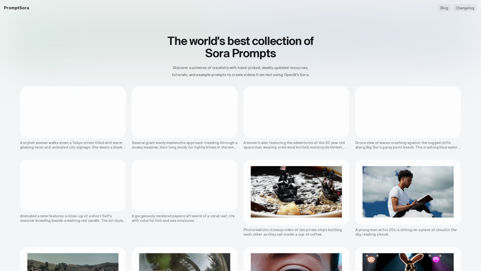 PromptSora: Discover Prompts and Videos for Sora from Open AI