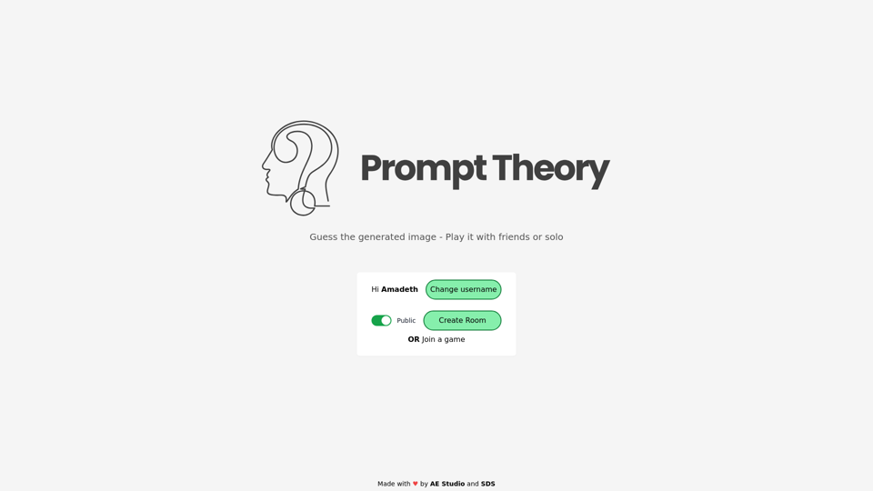 Prompt Theory - Guess the generated image