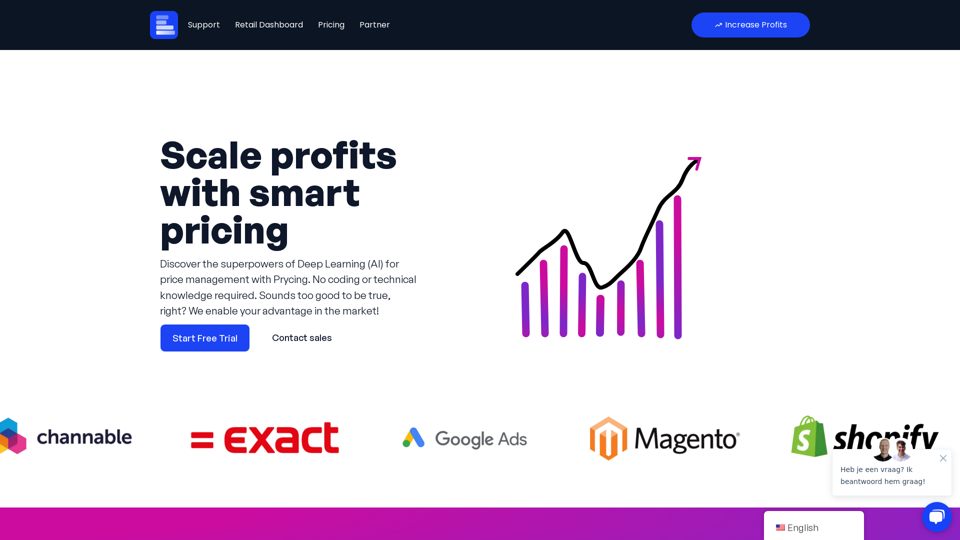 Prycing - Scale profits with smart pricing