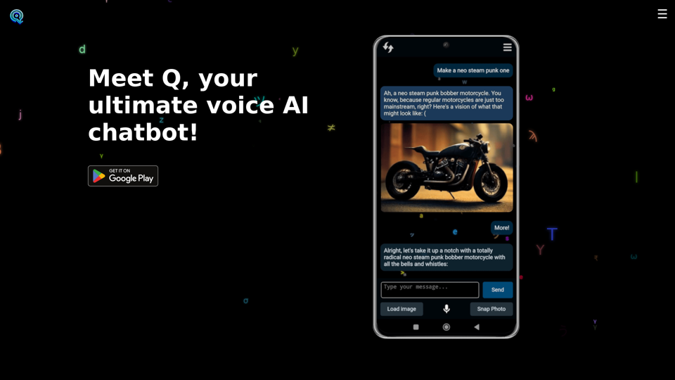 GPT-4o-mini AI Voice Chatbot & Free Image Generator - Q