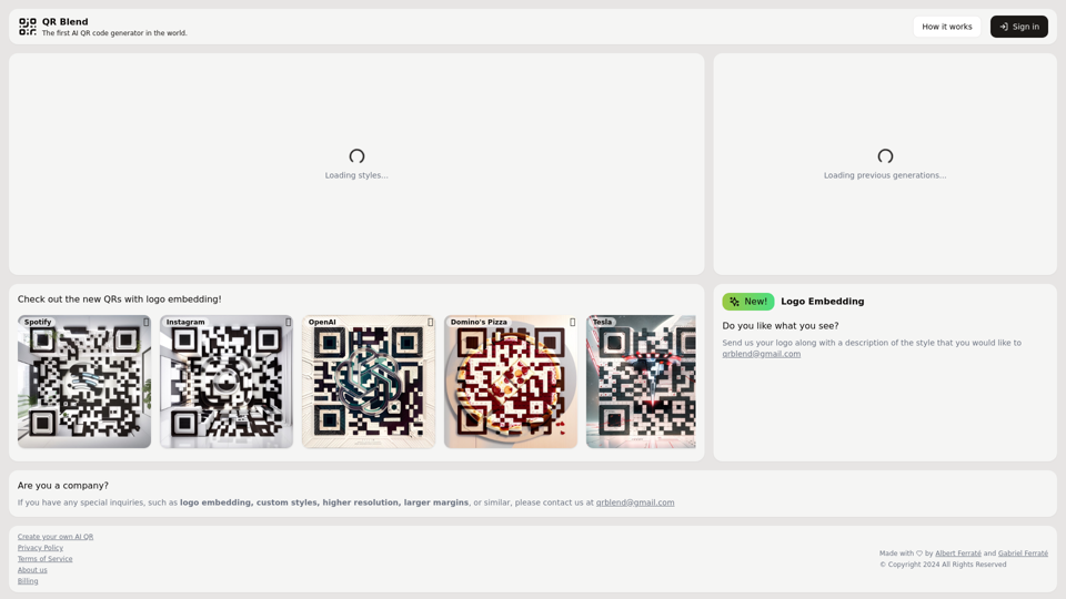 QR Blend screenshot