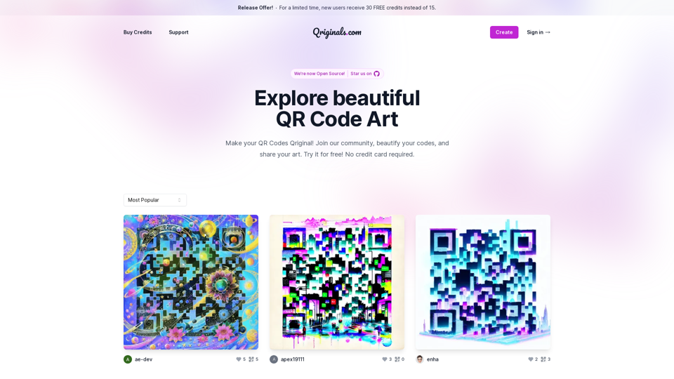 Qriginals | Create and Share QR Code Art | AI Generated QRs