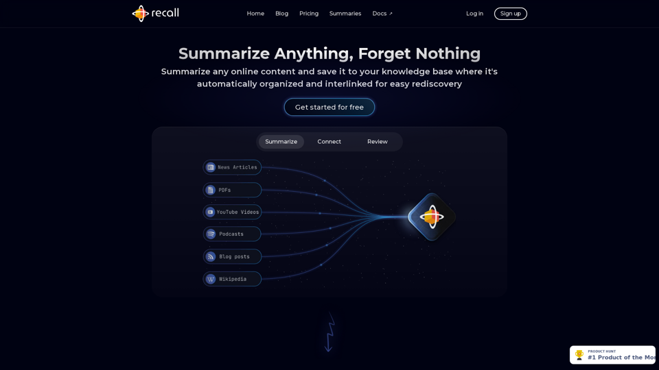 Recall screenshot