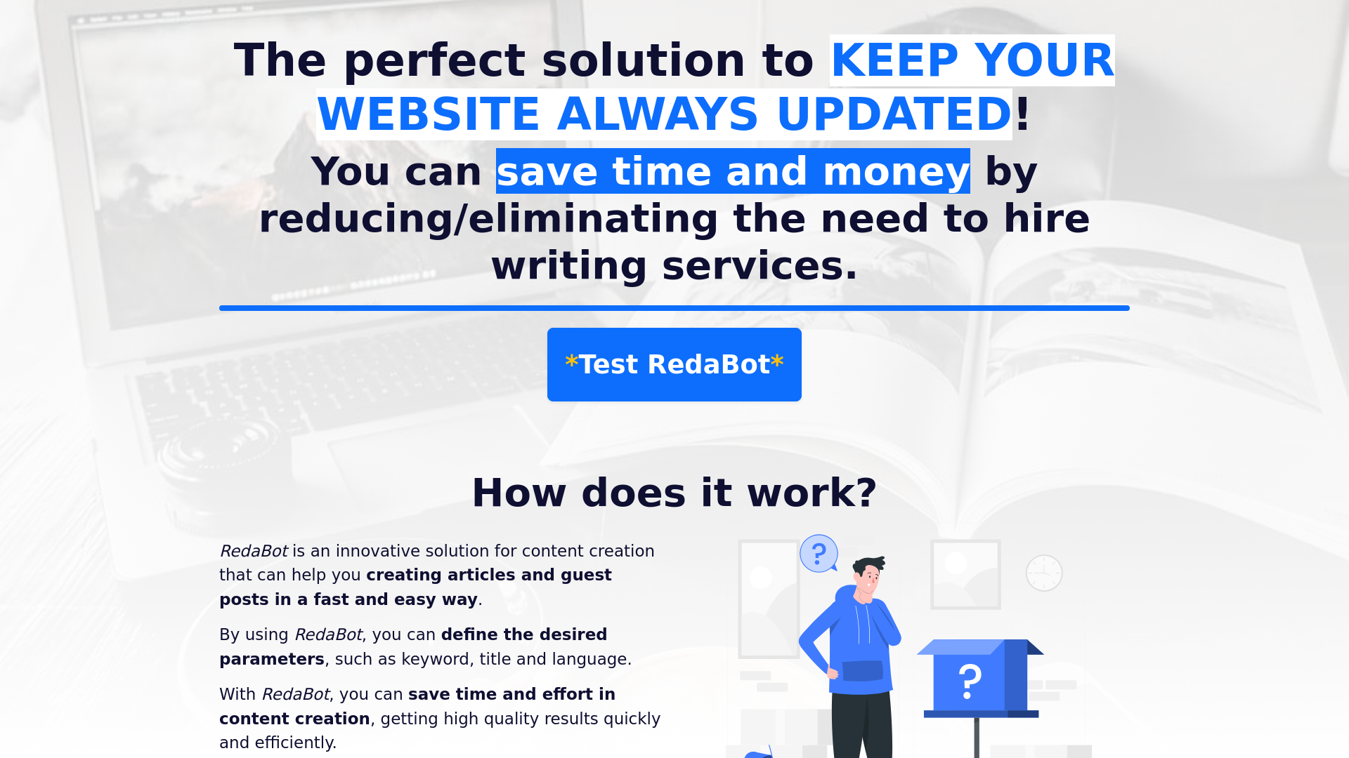 RedaBot screenshot