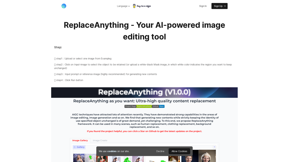 ReplaceAnything,Ai Tool for Image Editing-ReplaceAll