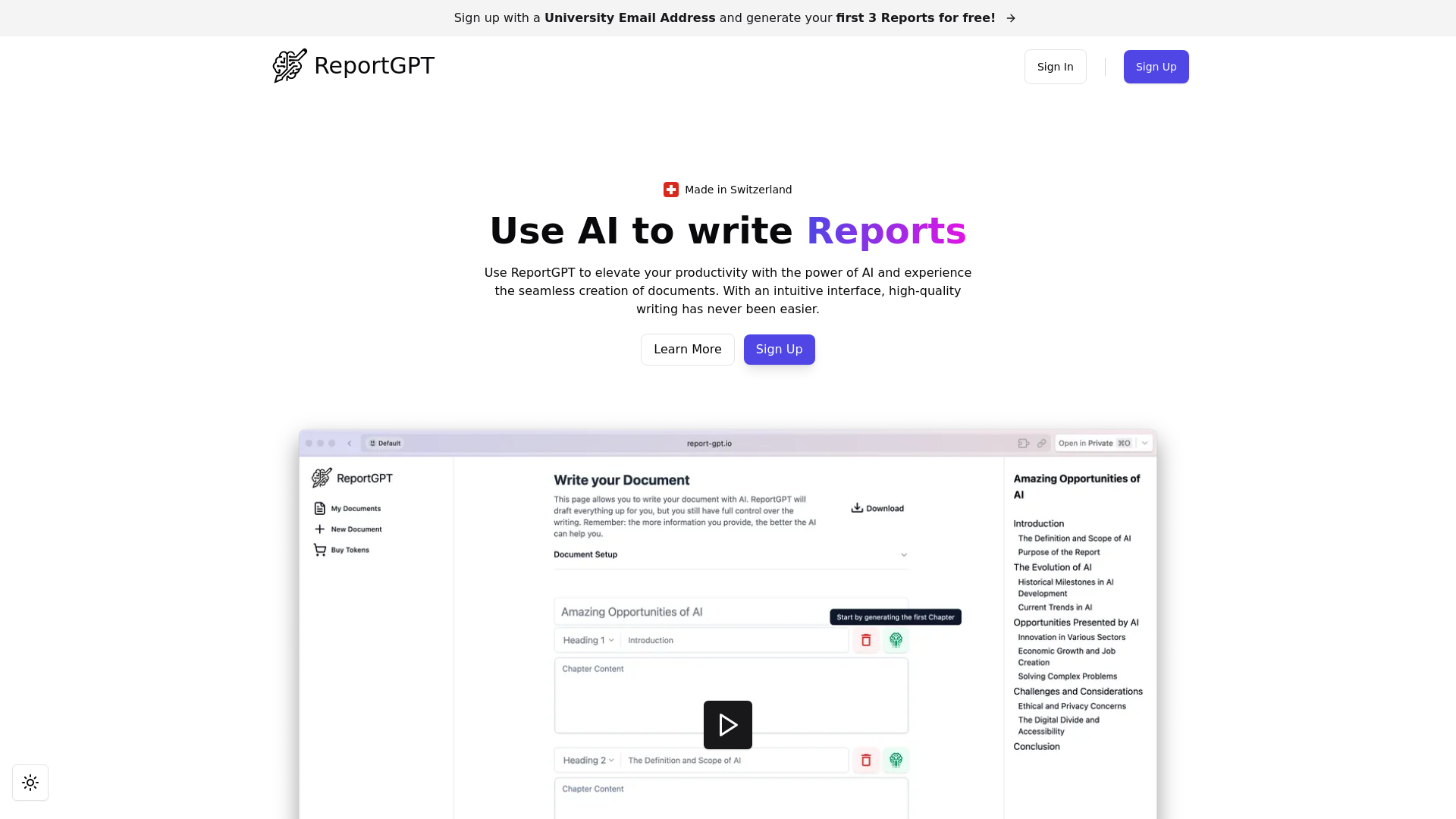 ReportGPT