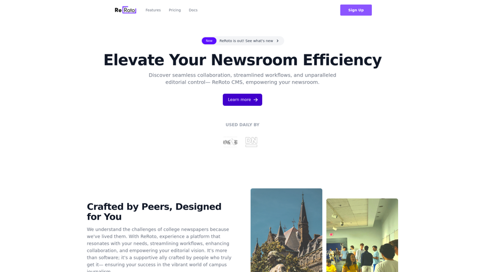 ReRoto – Elevate Your Newsroom Efficiency