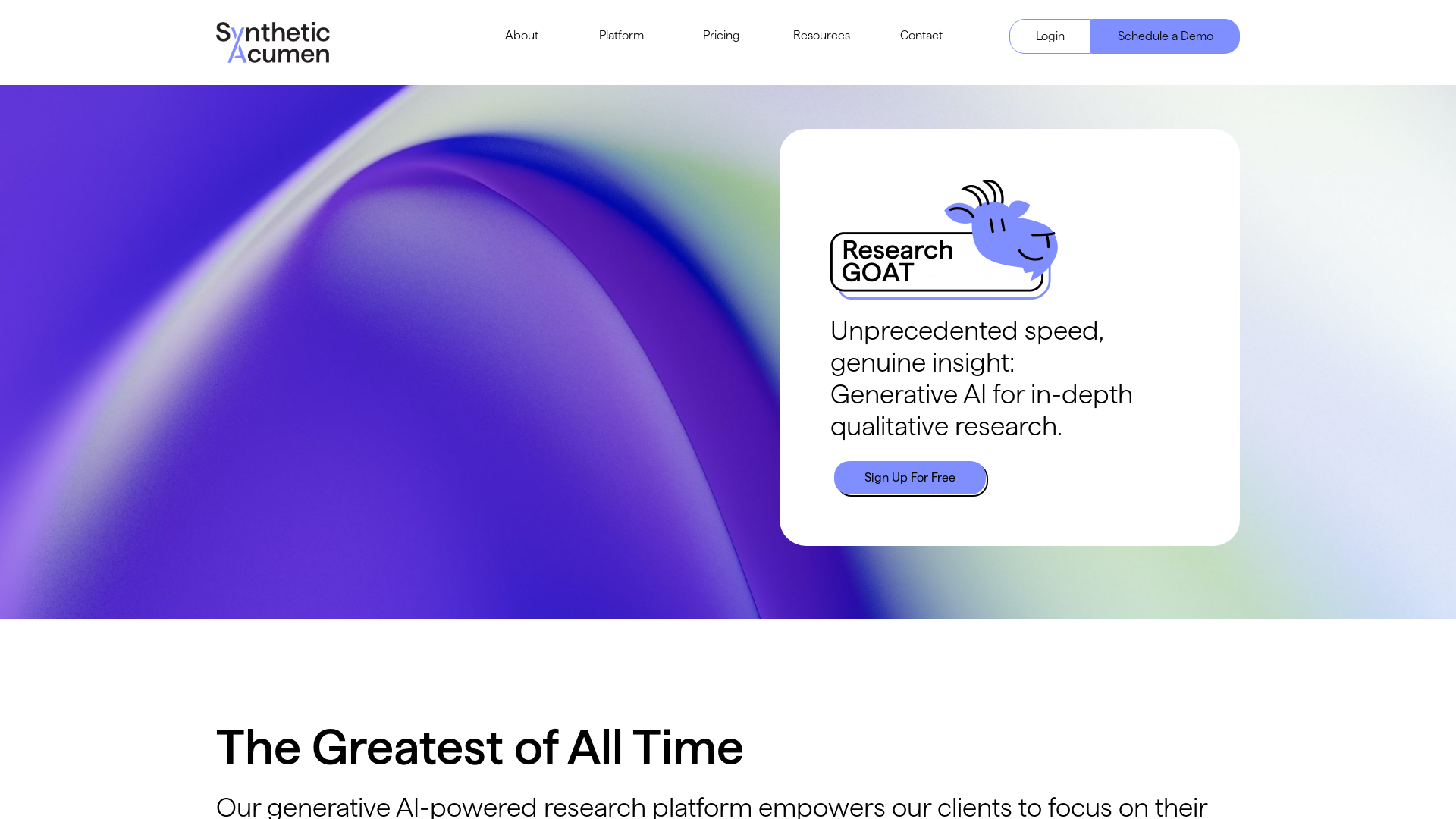 ResearchGoat screenshot