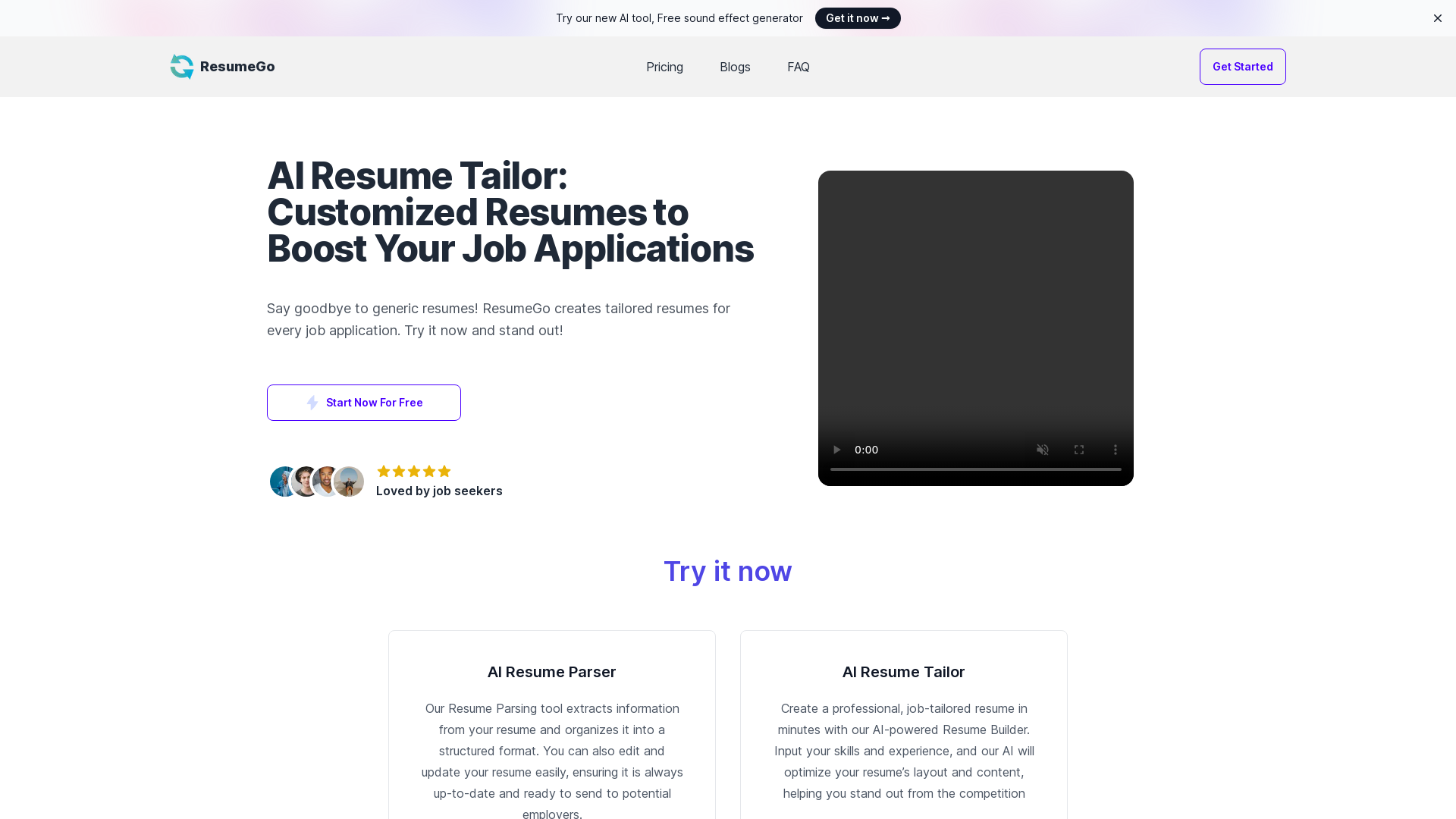 AI Resume Tailor screenshot