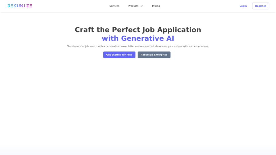 Resumize AI screenshot