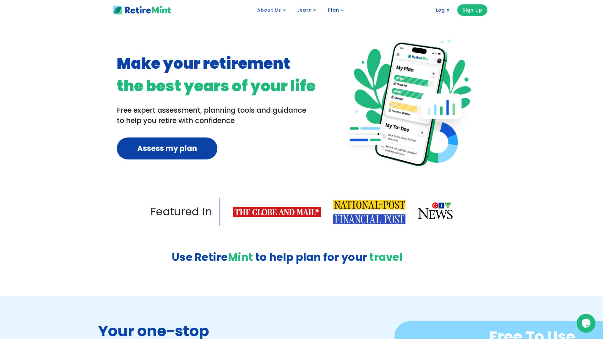 RetireMint screenshot