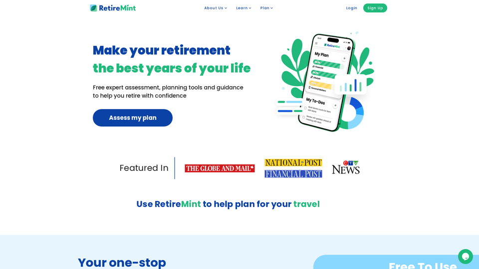 RetireMint screenshot