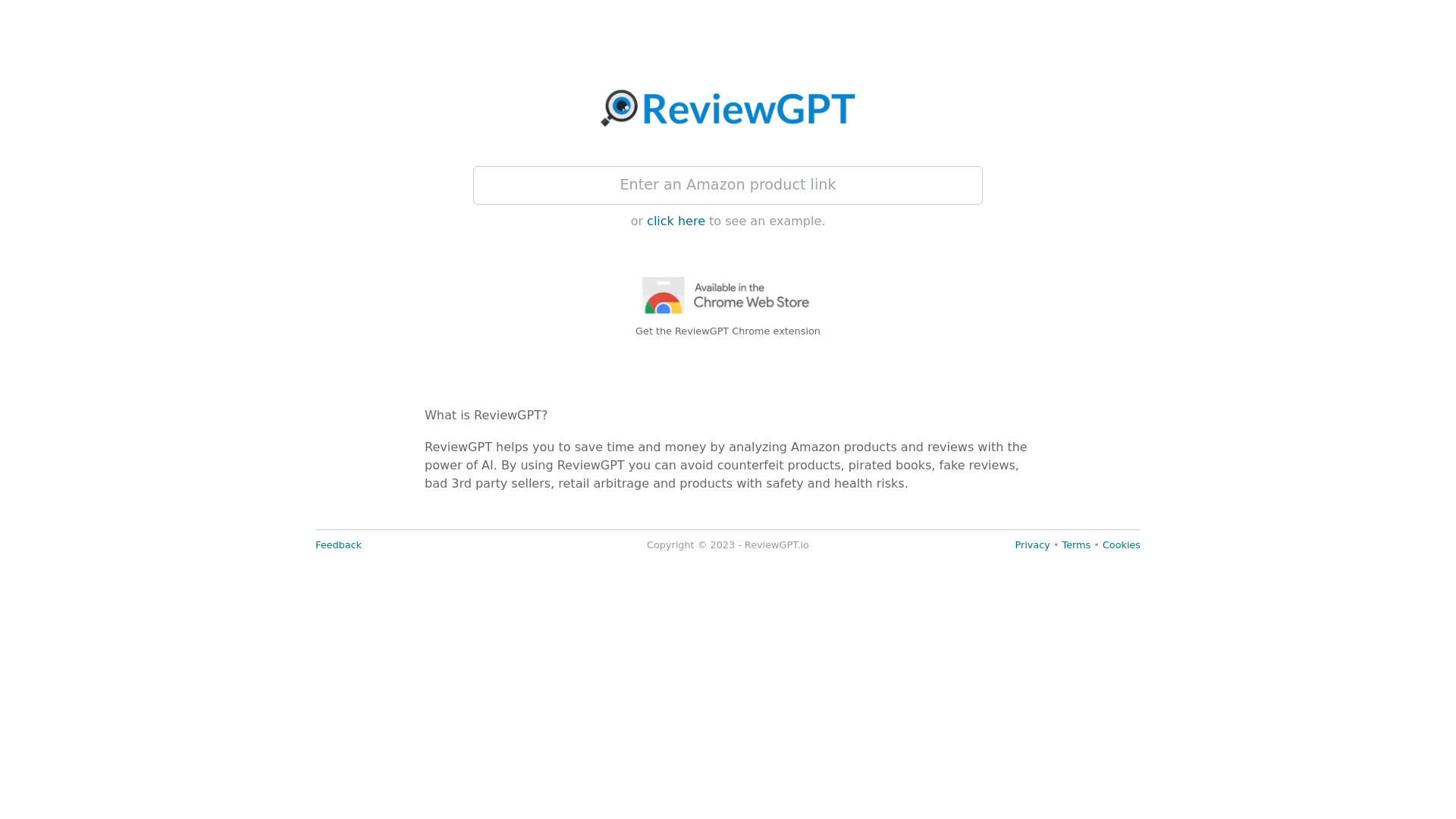 ReviewGPT screenshot