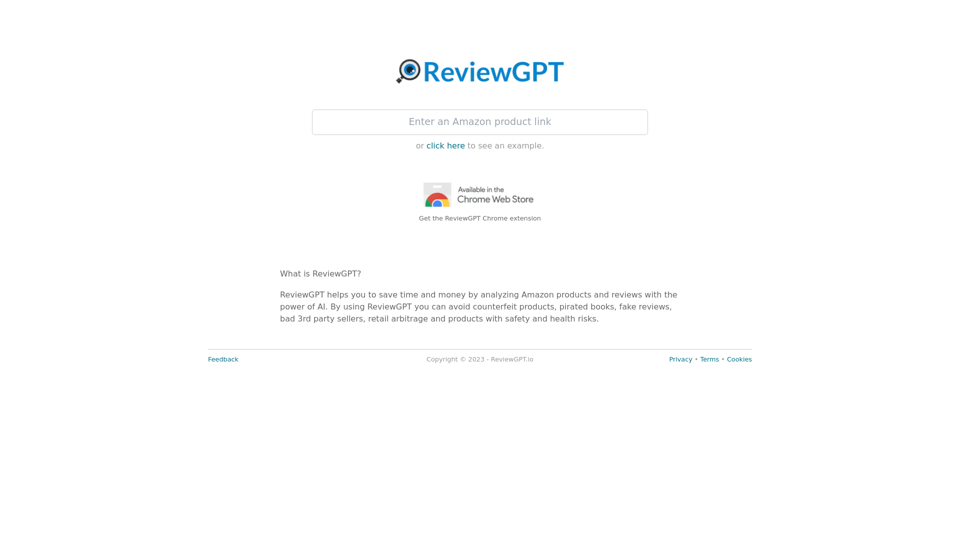 ReviewGPT - Review Amazon products like never before.