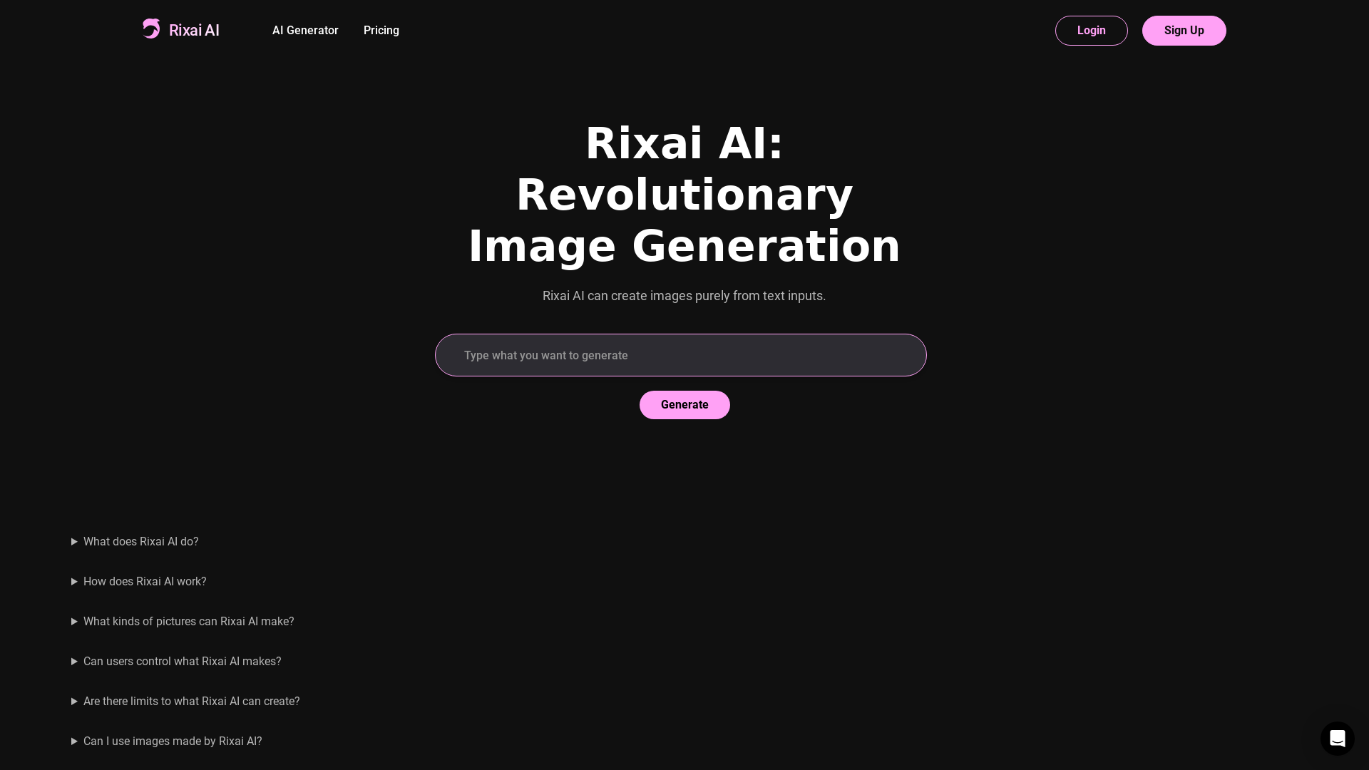 Rixai AI: Revolutionary Image Generation