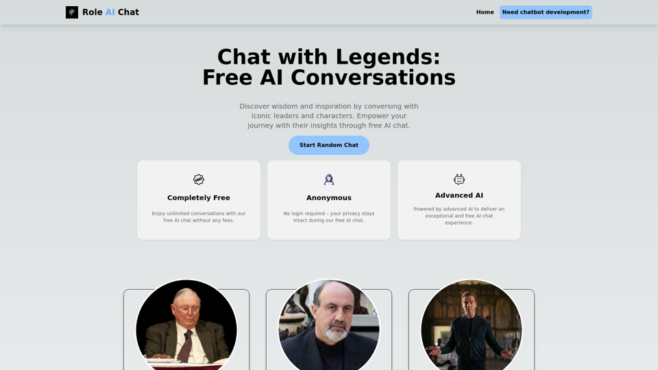 Free AI Chat with Legends: Unlimited Conversations