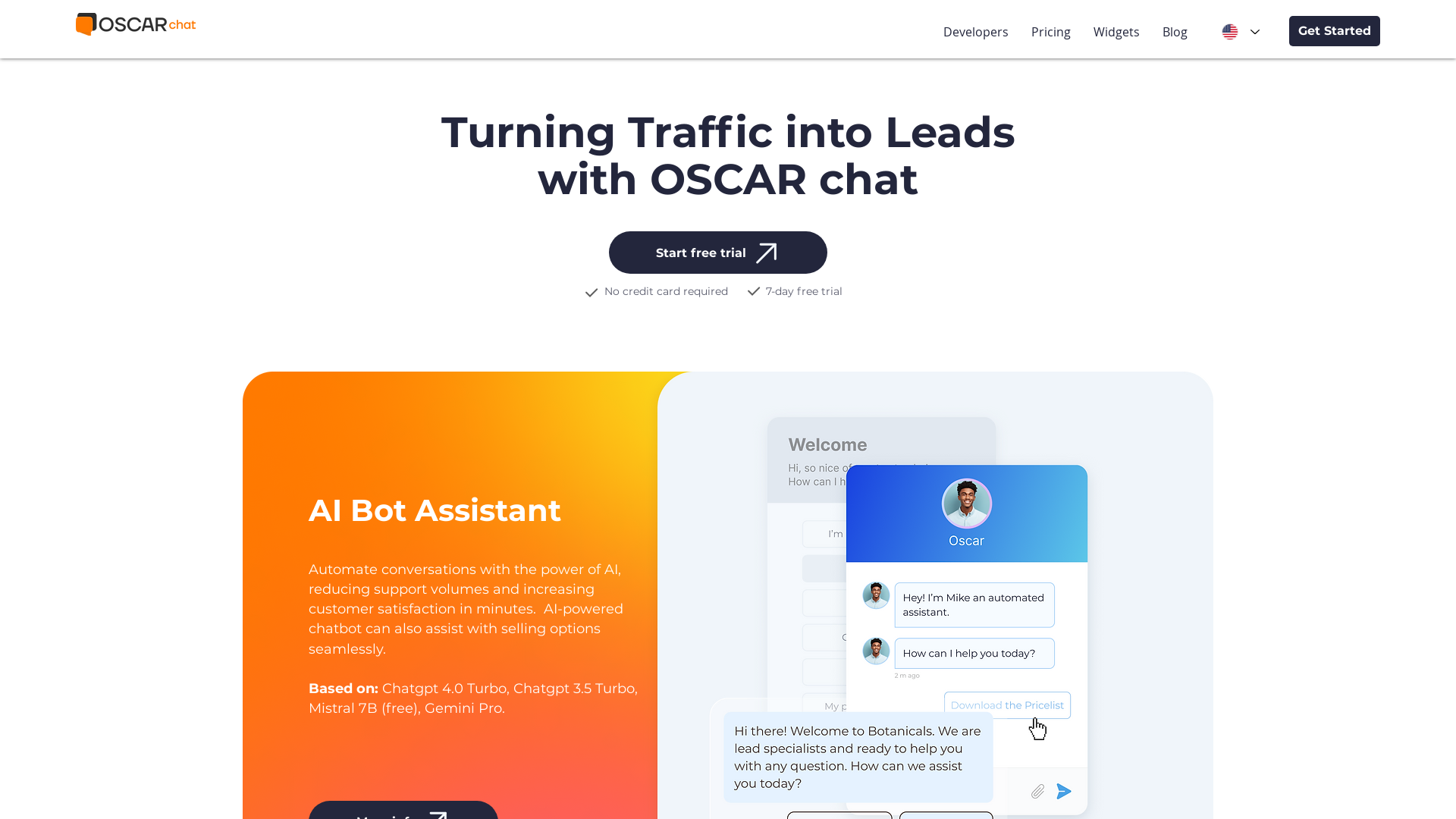 Oscar Chat screenshot