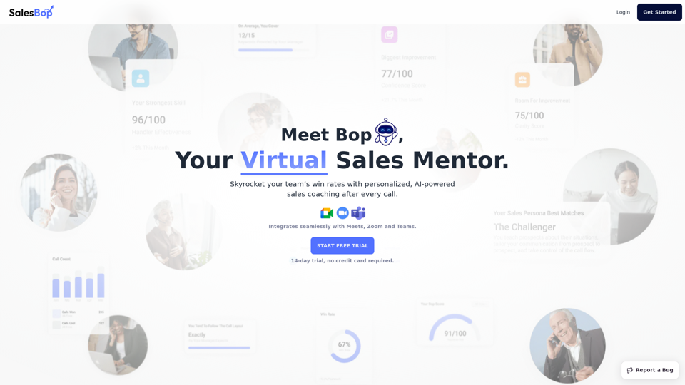 SalesBop - AI Powered Sales Coach