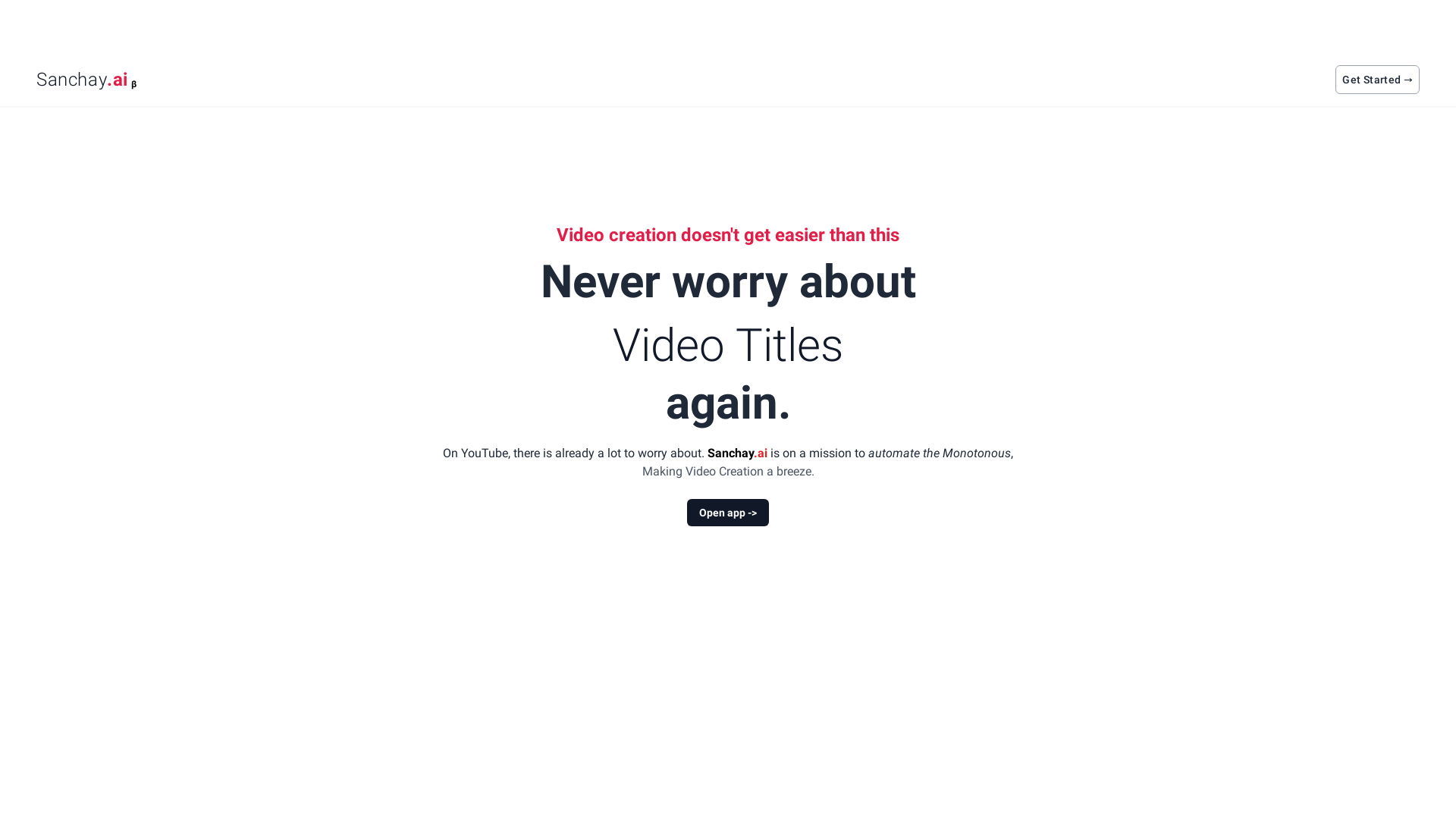 Sanchay.ai screenshot
