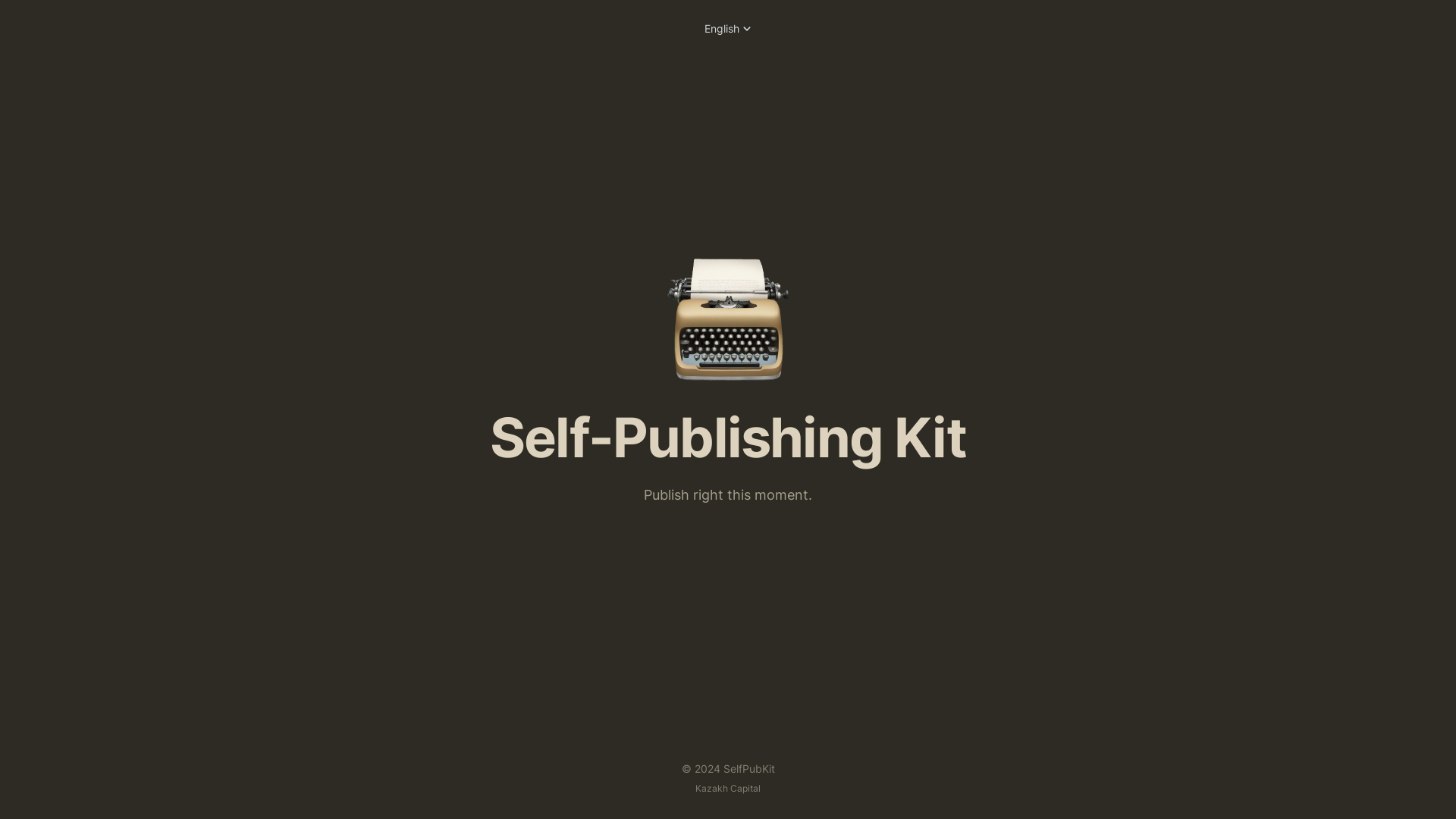SelfPubKit is a quick way to publish your ideas in a correct format.