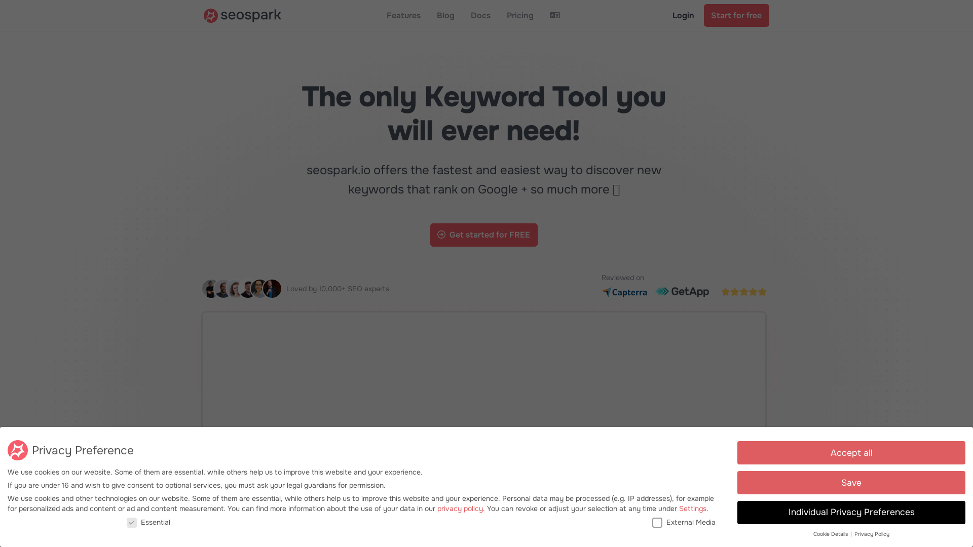 seospark.io screenshot