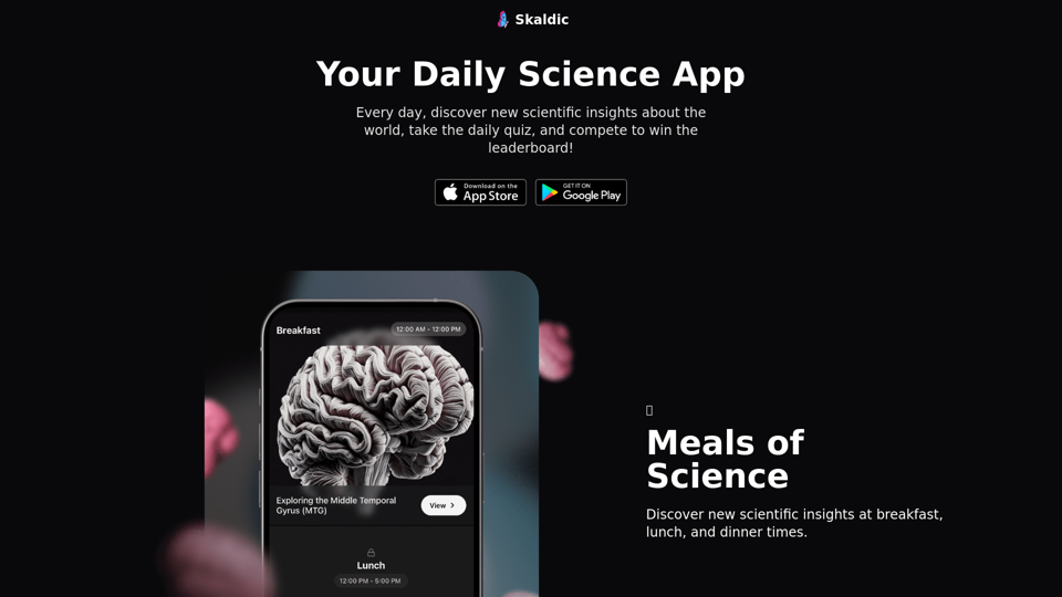 Skaldic | Your Daily Science App