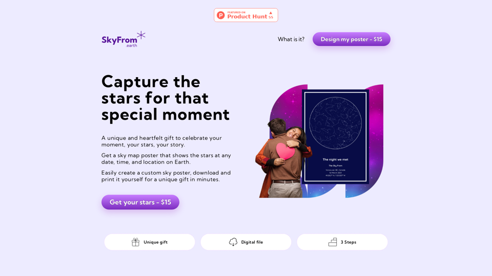 SkyFrom — Capture the stars for that special moment