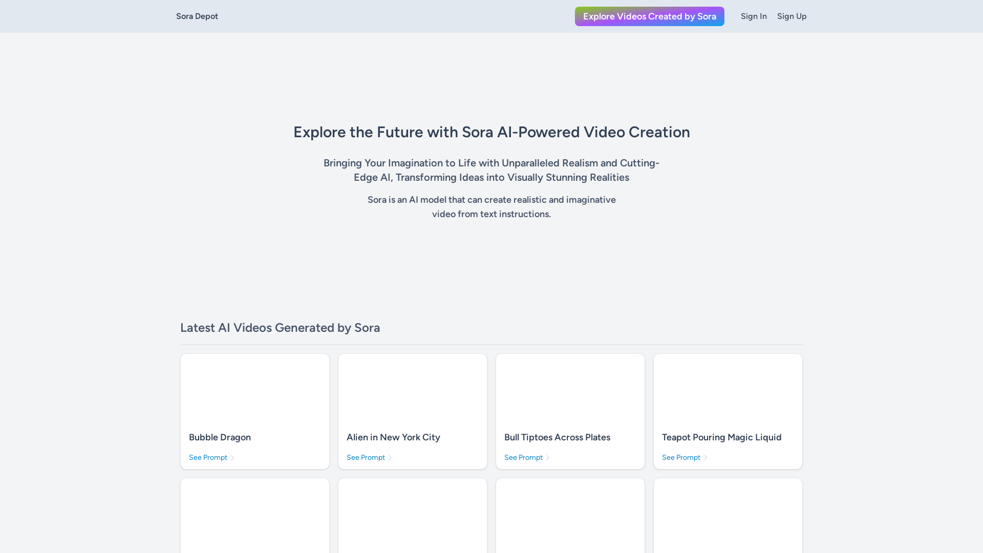 Explore the Future with Sora AI