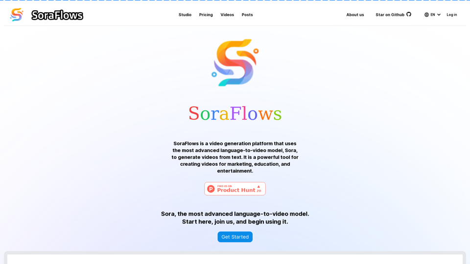 SoraFlows - Advanced Video Editing and Generation Tool with OpenAI