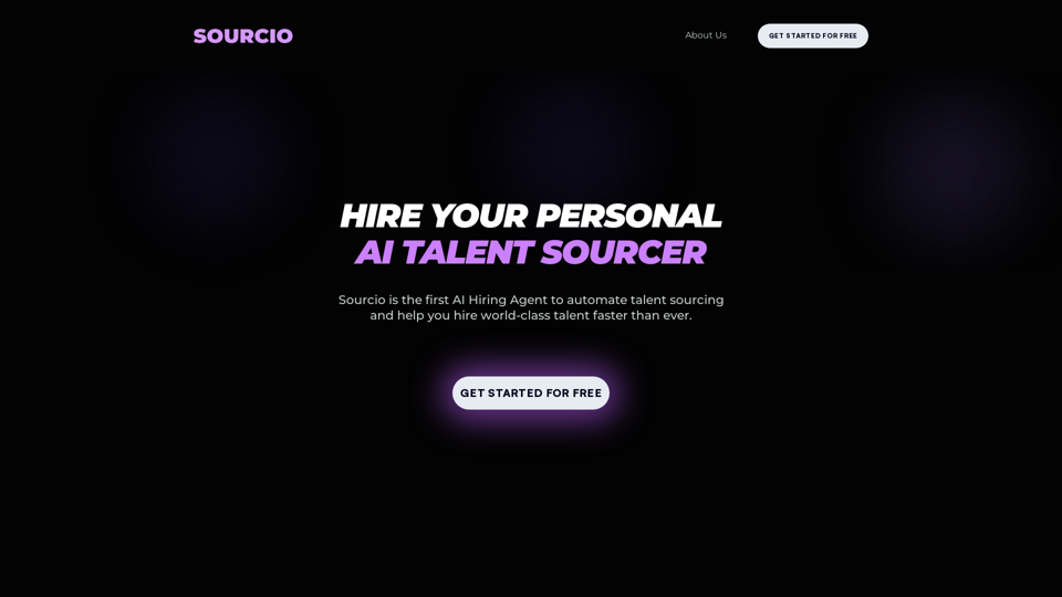 The First AI Hiring Agent screenshot