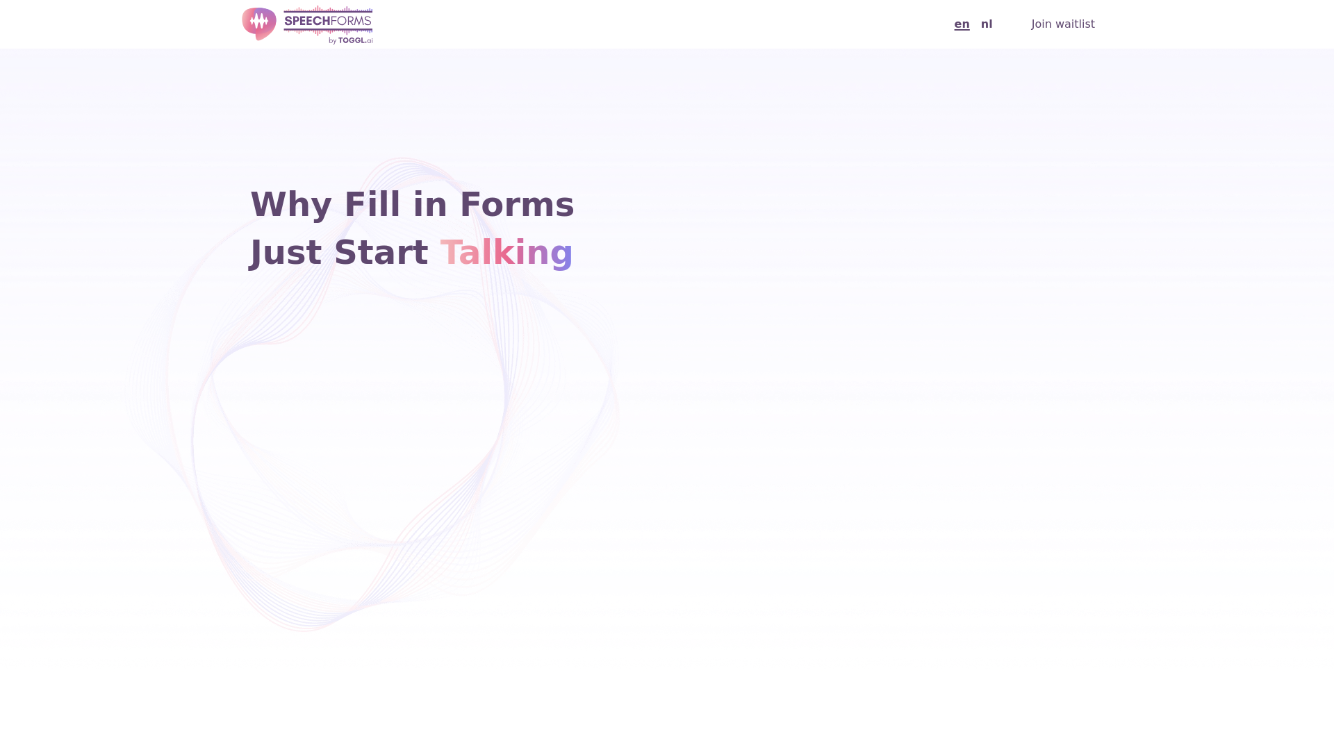 Speechforms screenshot