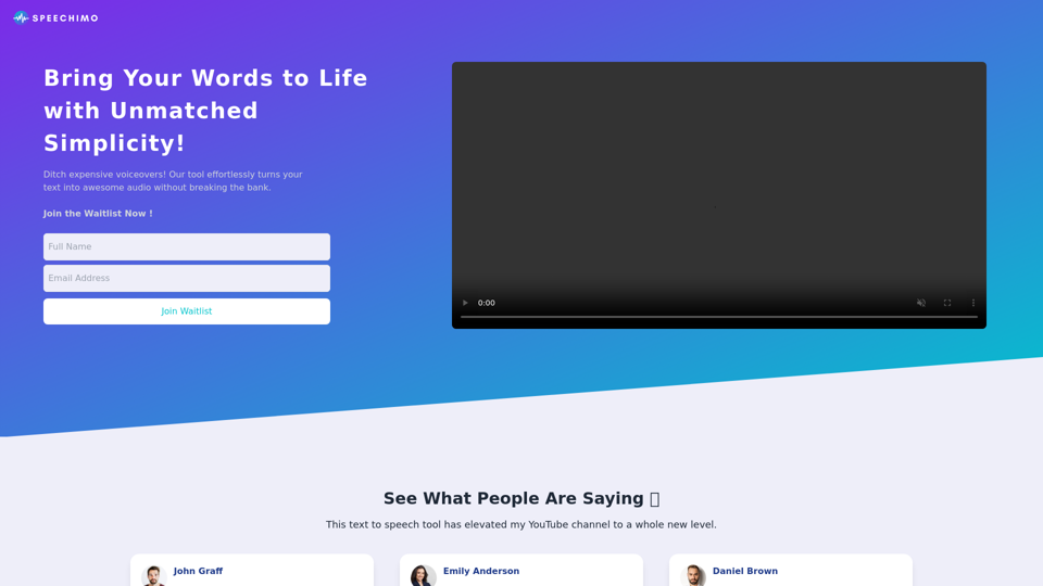 Speechimo: Bring Your Words to Life