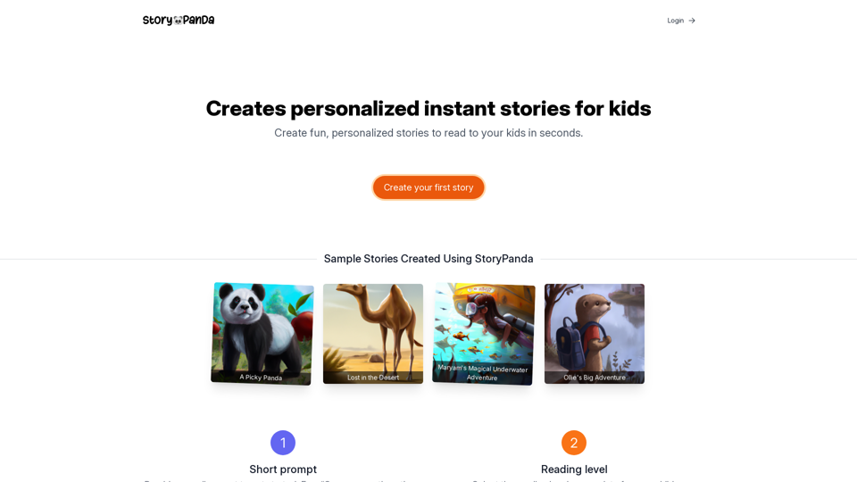 StoryPanda screenshot