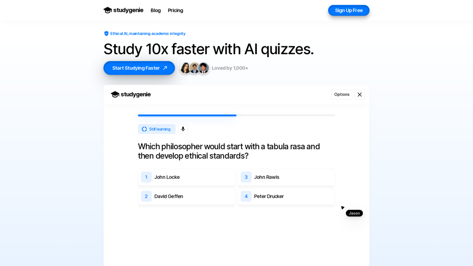 Studygenie | Learn faster with AI