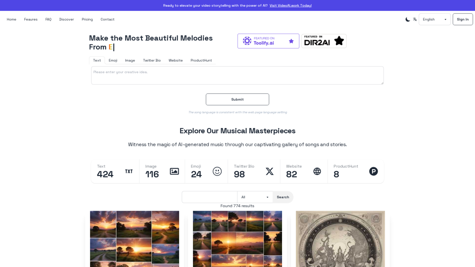 Sunoify screenshot