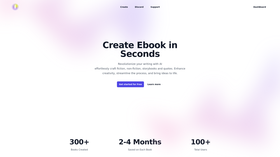 Create Ebook in Seconds