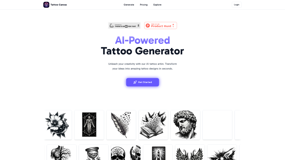 Tattoo Canvas | Create Tattoo Designs with AI