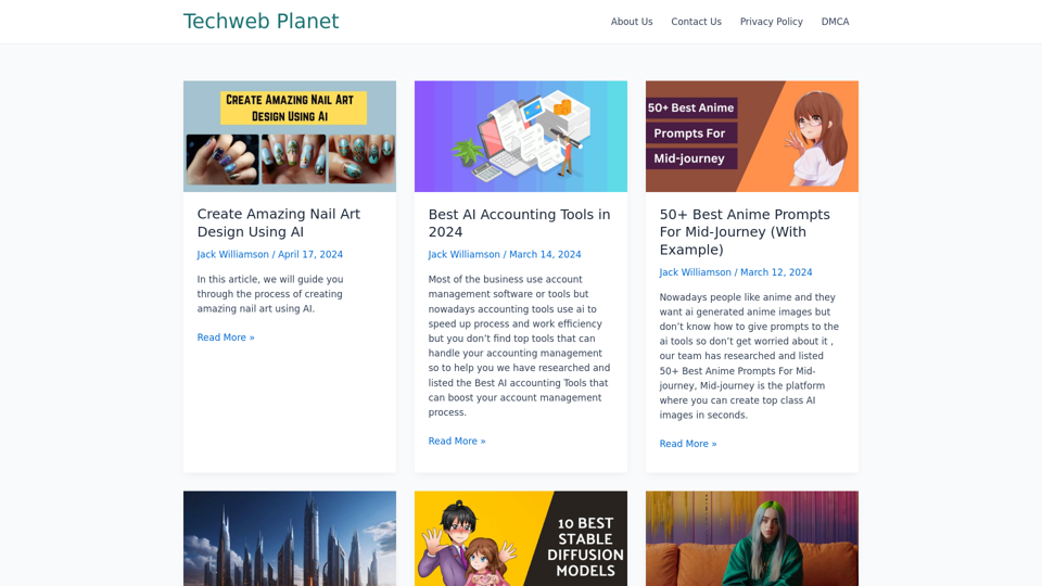 Techweb Planet - Explore all Ai Tools List under one website