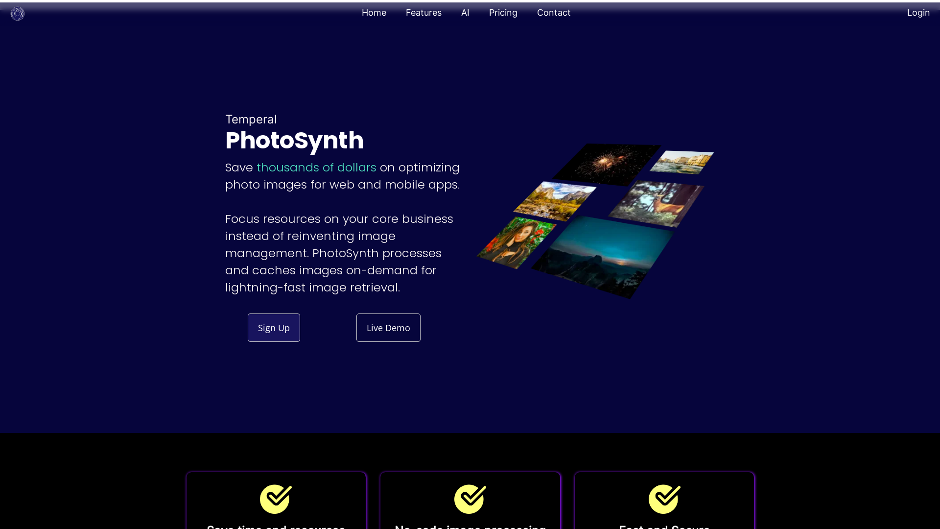 Temperal screenshot