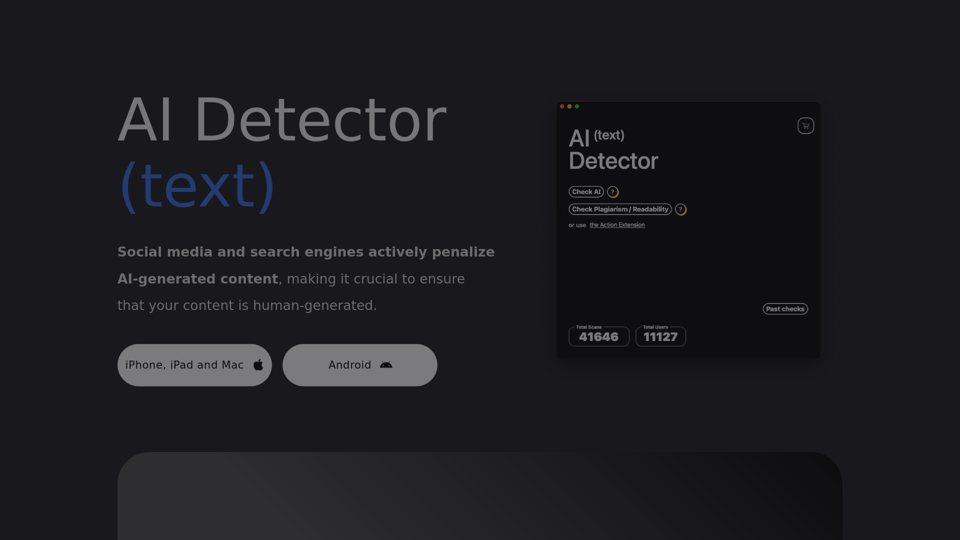 AI Text Detector