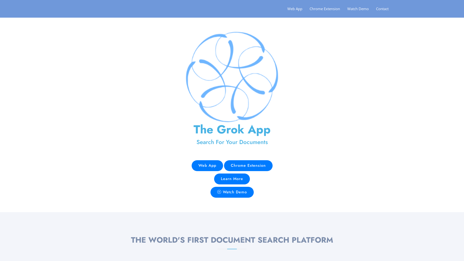 The Grok App screenshot