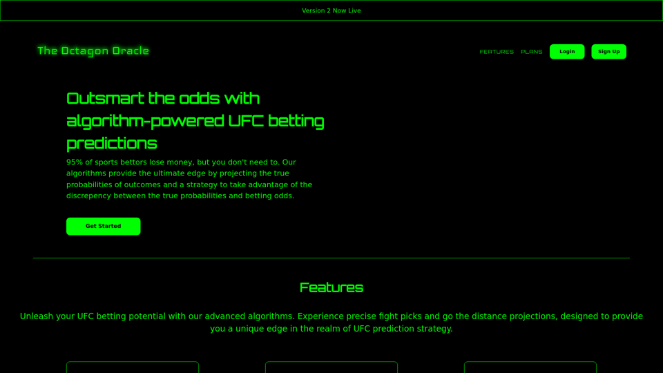 The Octagon Oracle: Next Generation UFC Fight Picks Powered By Algorithms