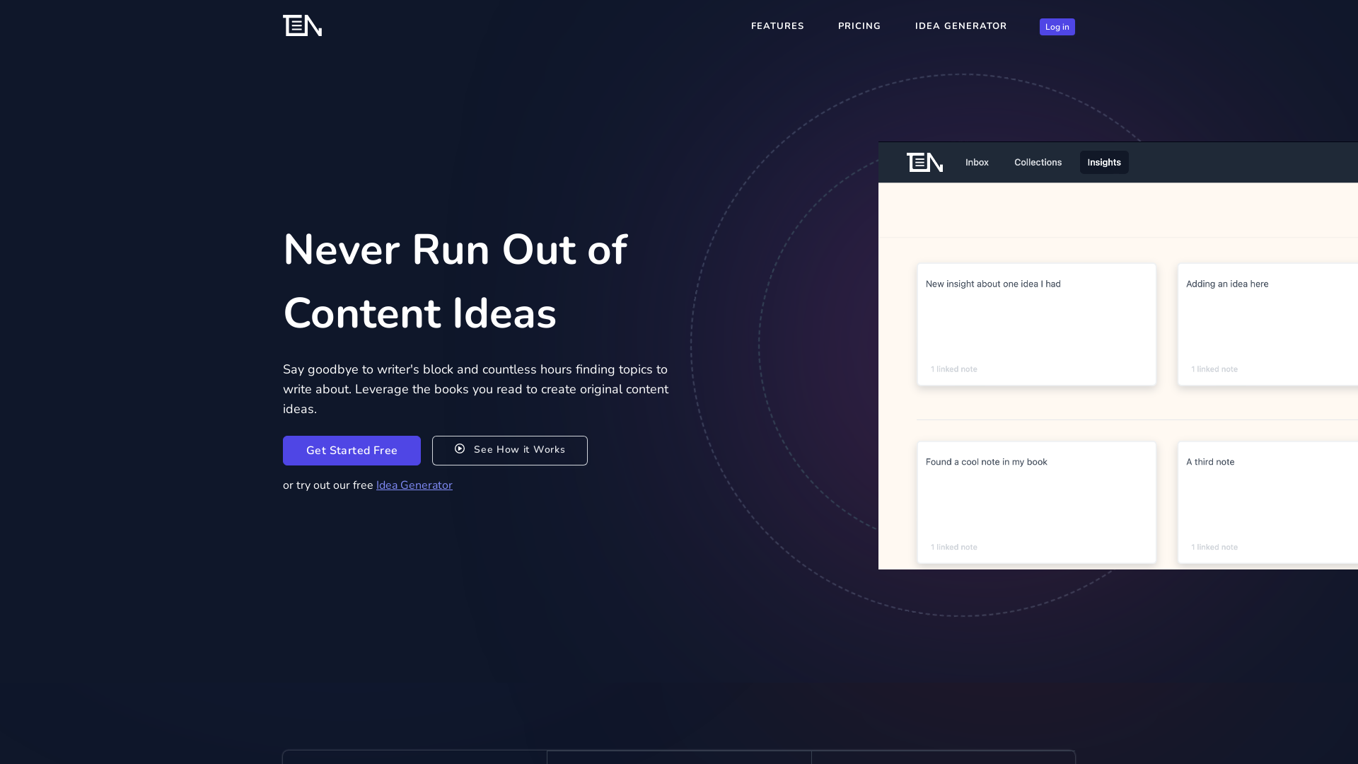 ThinkerNotes screenshot