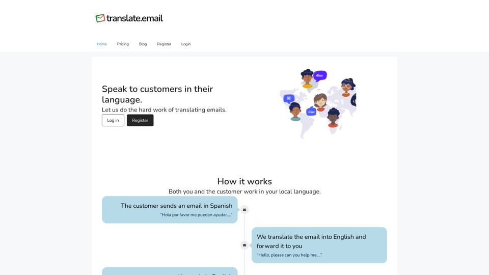 Effortless Email Translation | Translate Emails Instantly - translate.email