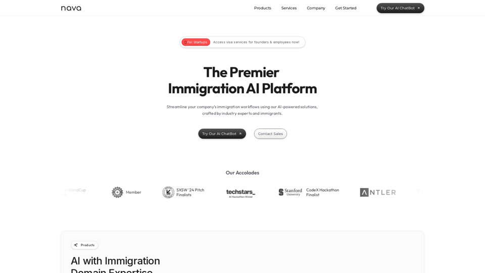 Nava - The Premier Immigration AI Platform