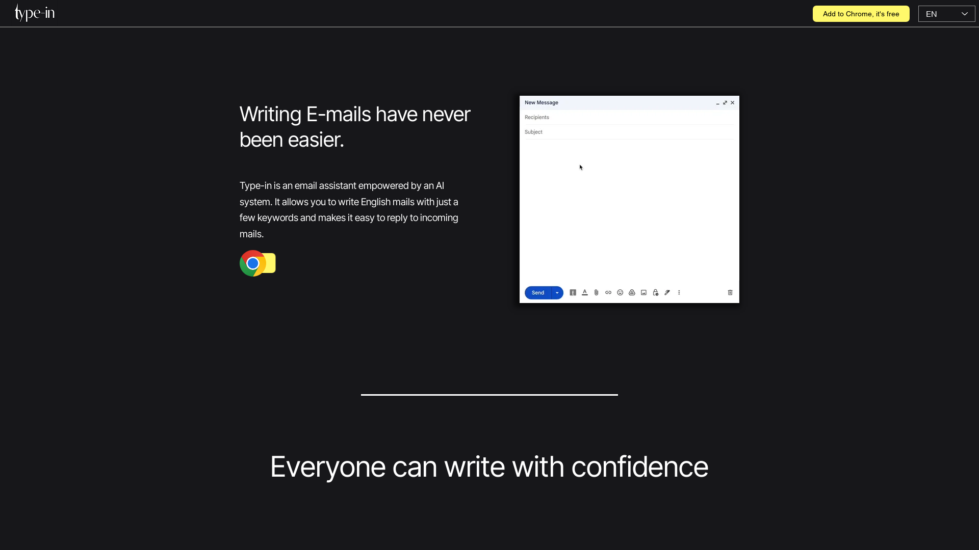 Generate emails in seconds