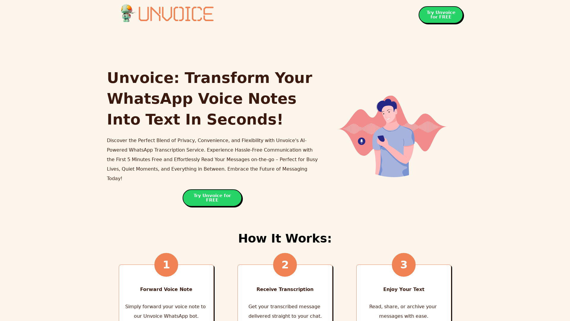 Unvoice Bot